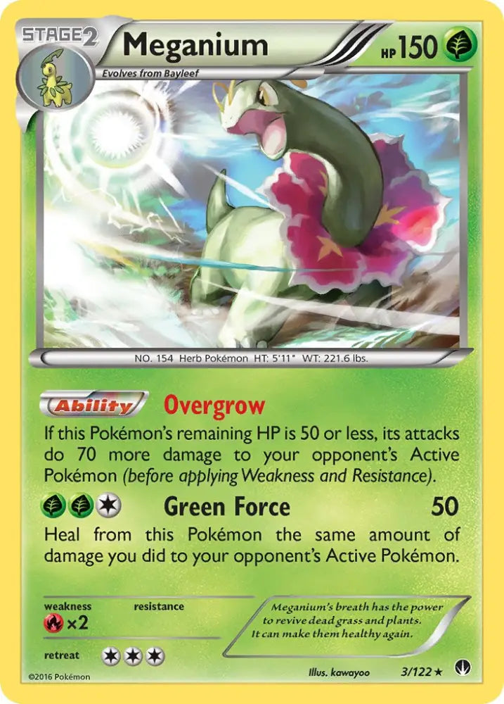 Meganium (3/122) [XY: BREAKpoint] - Pokemon Single