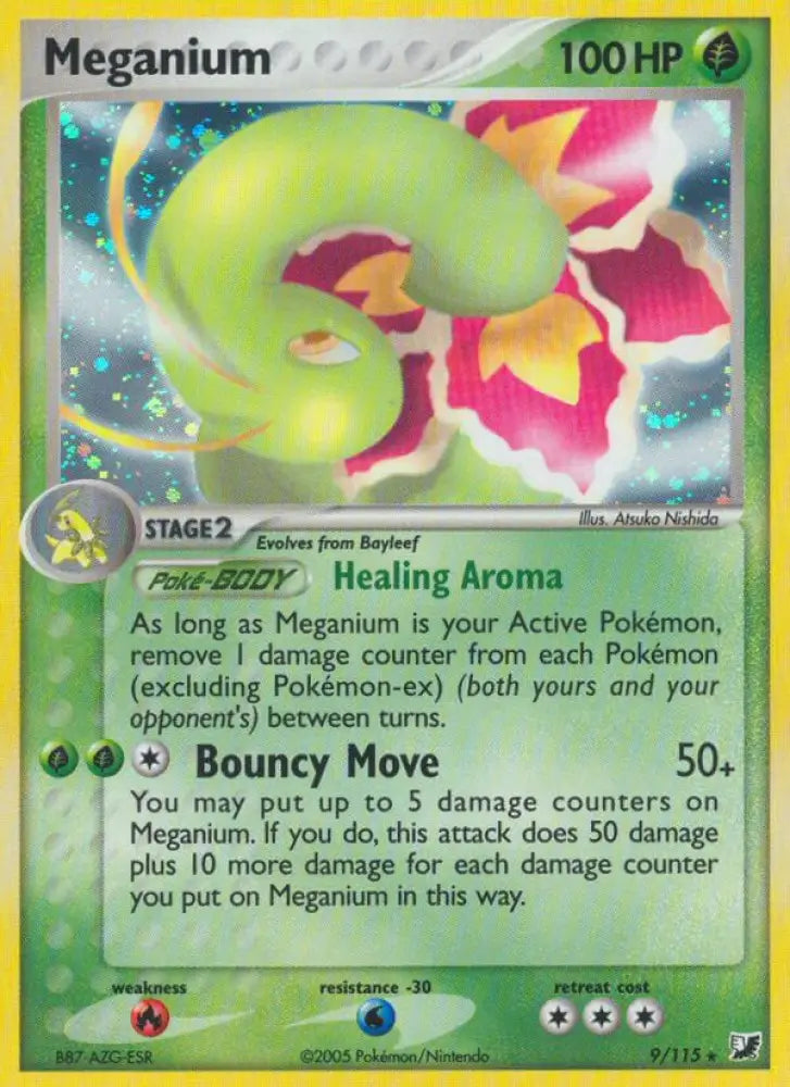 Meganium (9/115) (Theme Deck Exclusive) [EX: Unseen Forces] - Pokemon Single