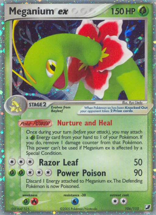 Meganium ex (106/115) [EX: Unseen Forces] - Pokemon Single