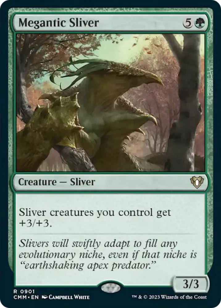 Megantic Sliver [Commander Masters] - MTG Single