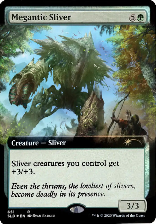 Megantic Sliver (Extended Art) [Secret Lair Drop Promos] - MTG Single
