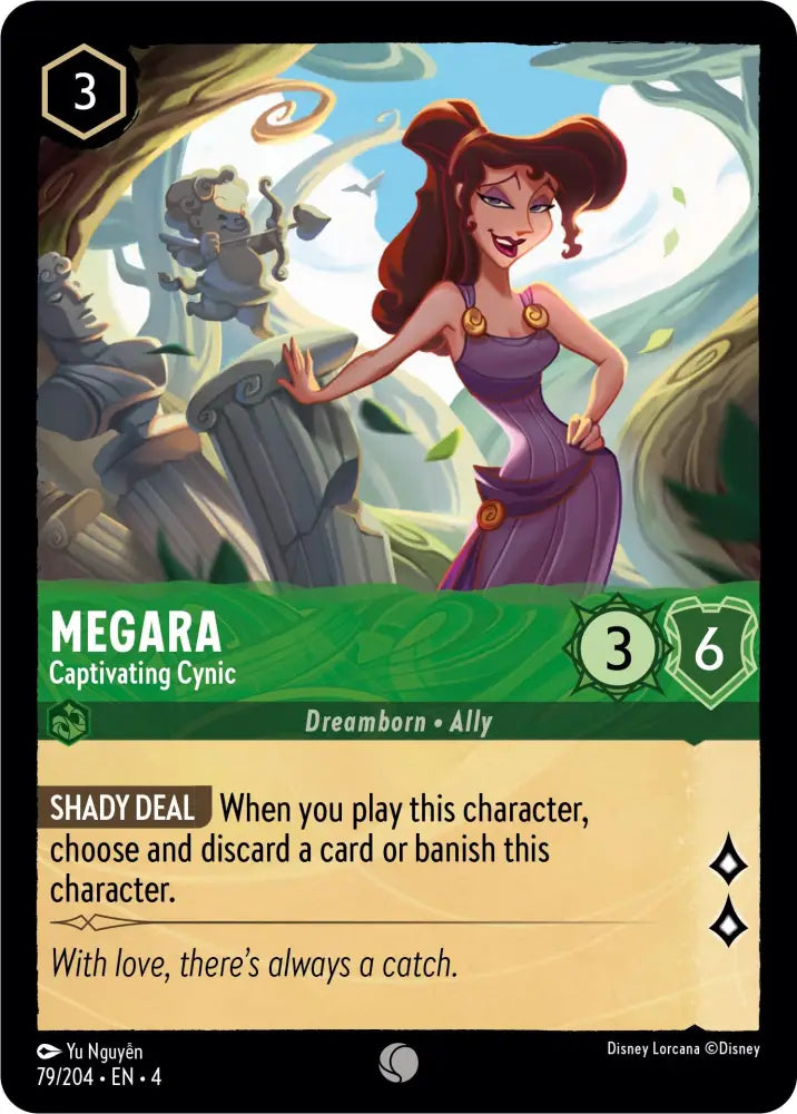 Megara - Captivating Cynic (79/204) [Ursula’s Return] - Lorcana Single