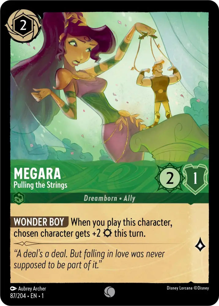Megara - Pulling the Strings (87/204) [The First Chapter] - Lorcana Single