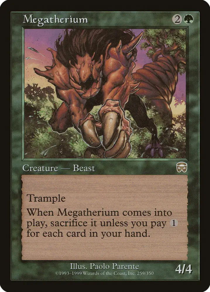 Megatherium [Mercadian Masques] - MTG Single