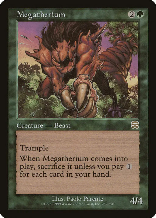 Megatherium [Mercadian Masques] - MTG Single