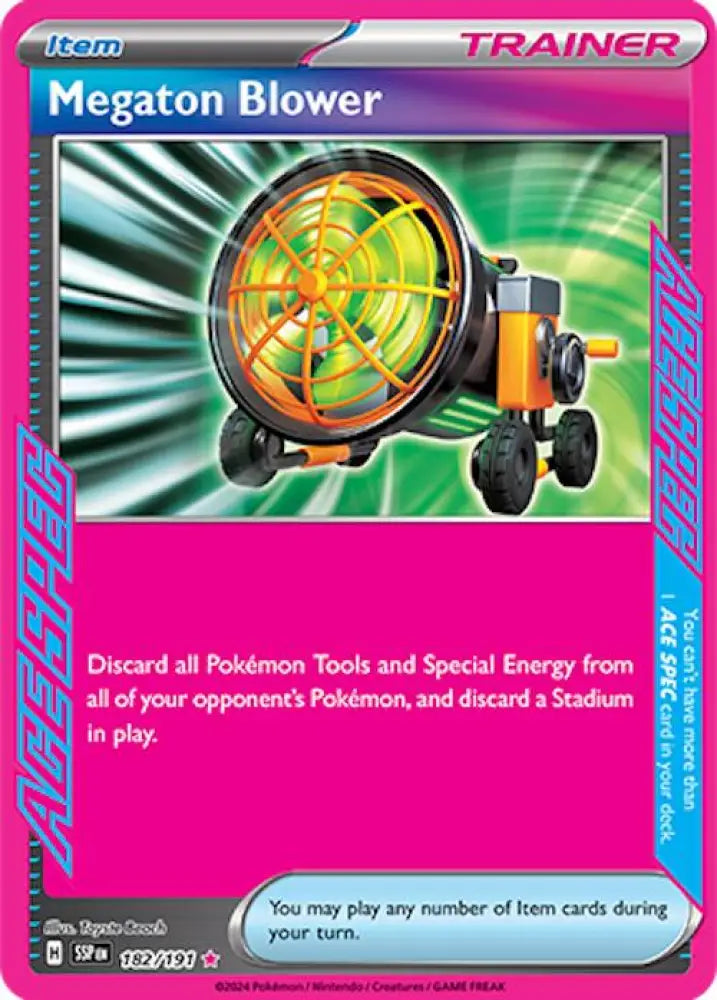 Megaton Blower (182/191) [Scarlet & Violet: Surging Sparks] - Pokemon Single
