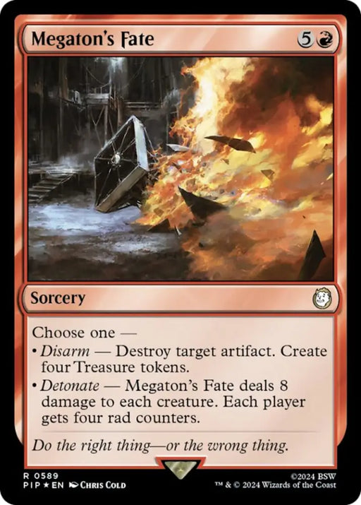Megaton’s Fate (Surge Foil) [Fallout] - MTG Single