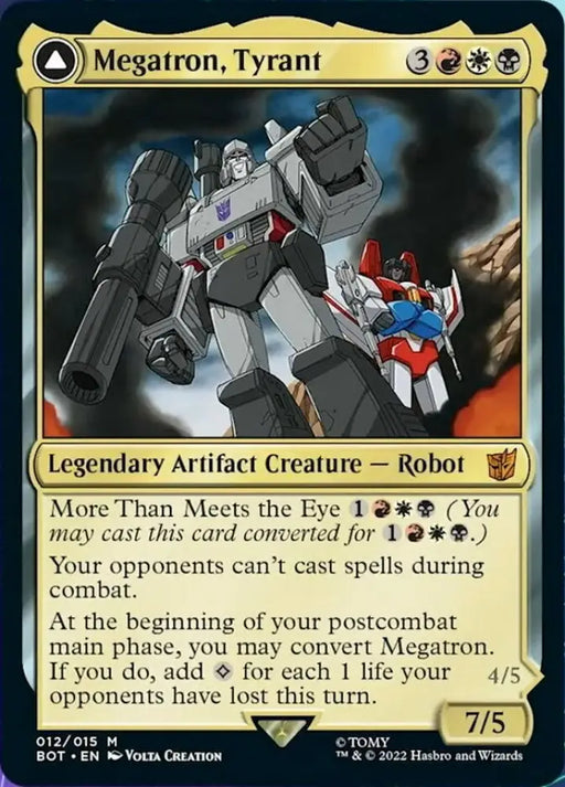Megatron Tyrant // Megatron Destructive Force [Transformers] - MTG Single