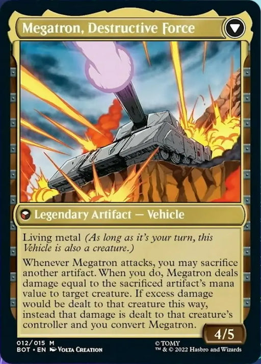 Megatron Tyrant // Megatron Destructive Force [Transformers] - MTG Single