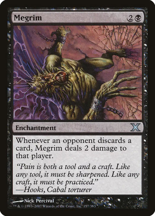 Megrim [Tenth Edition] - MTG Single