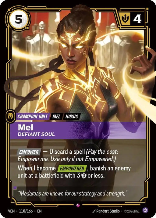 Mel, Defiant Soul (110/166) [Vendetta]