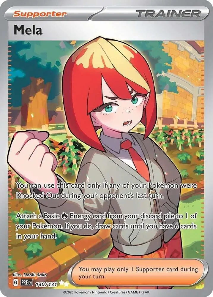 Mela (140/131) [Scarlet & Violet: Prismatic Evolutions] - Pokemon Single