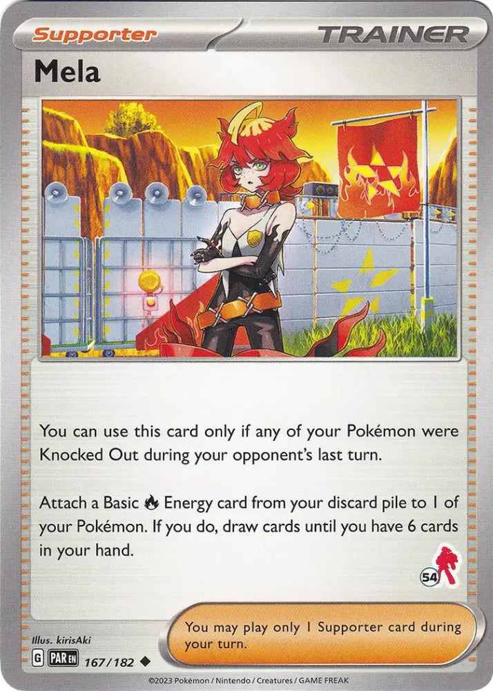 Mela (167/182) (Armarouge Stamp #54) [Battle Academy 2024] - Pokemon Single