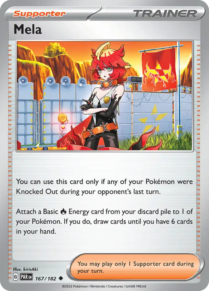 Mela (167/182) [Scarlet & Violet: Paradox Rift] - Pokemon Single