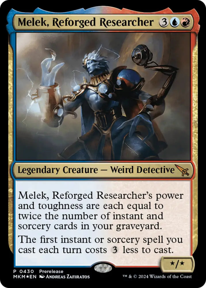 Melek Reforged Researcher [Murders at Karlov Manor Prerelease Promos] - MTG Single