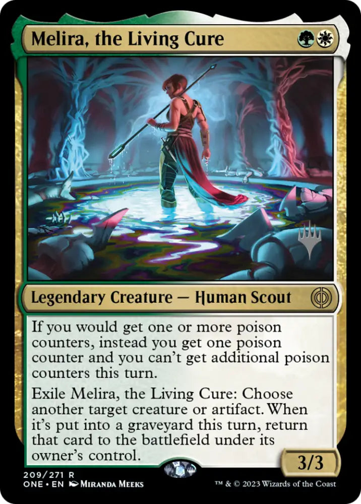 Melira the Living Cure (Promo Pack) [Phyrexia: All Will Be One Promos] - MTG Single