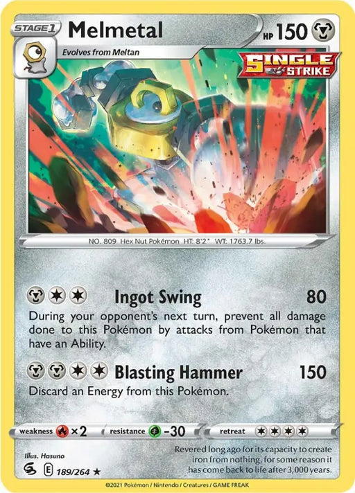 Melmetal (189/264) [Sword & Shield: Fusion Strike] - Pokemon Single