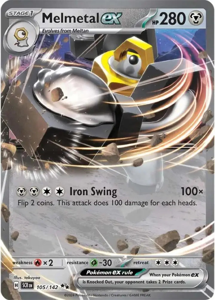 Melmetal ex (105/142) [Scarlet & Violet: Stellar Crown] - Pokemon Single