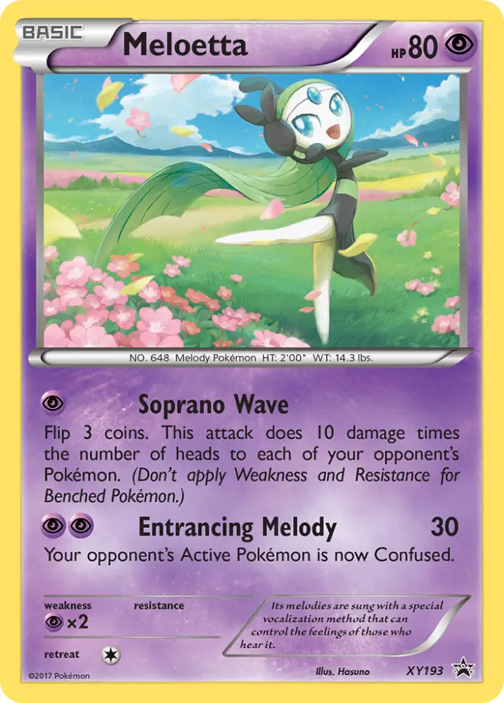 Meloetta (XY193) [XY: Black Star Promos] - Pokemon Single