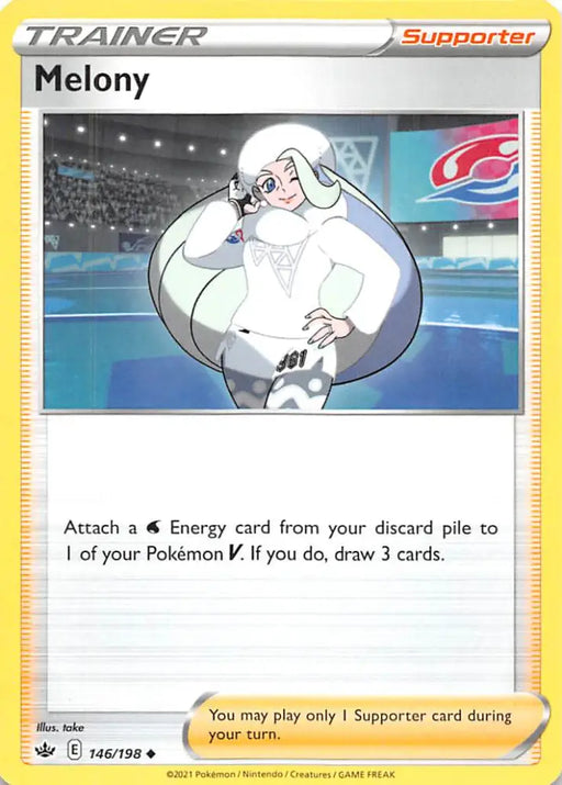 Melony (146/198) [Sword & Shield: Chilling Reign] - Pokemon Single