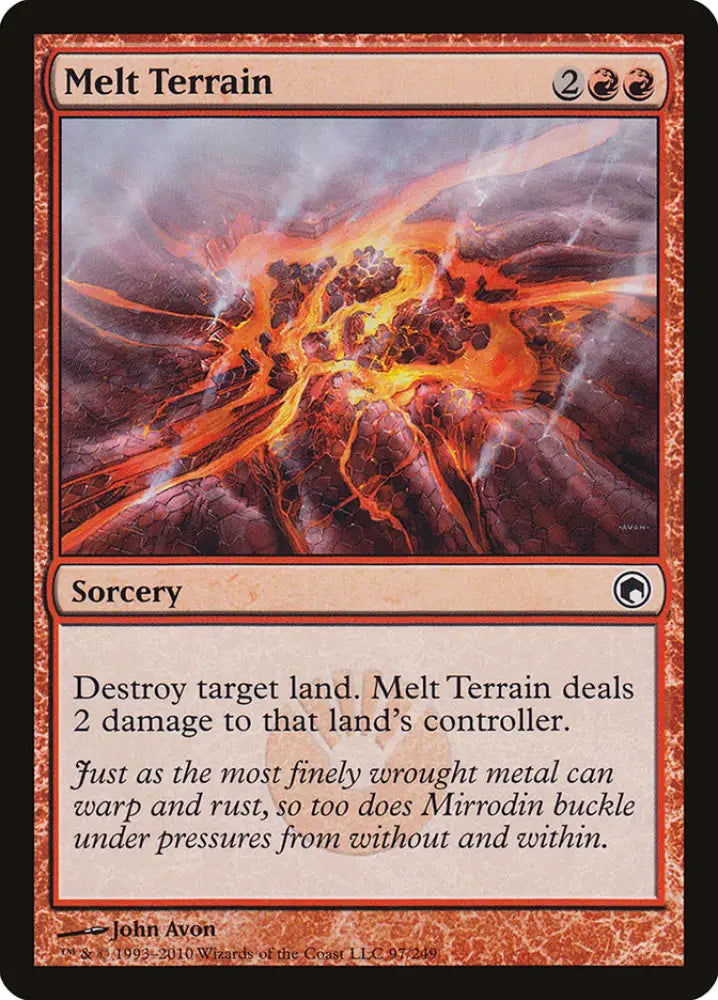 Melt Terrain [Scars of Mirrodin] - MTG Single