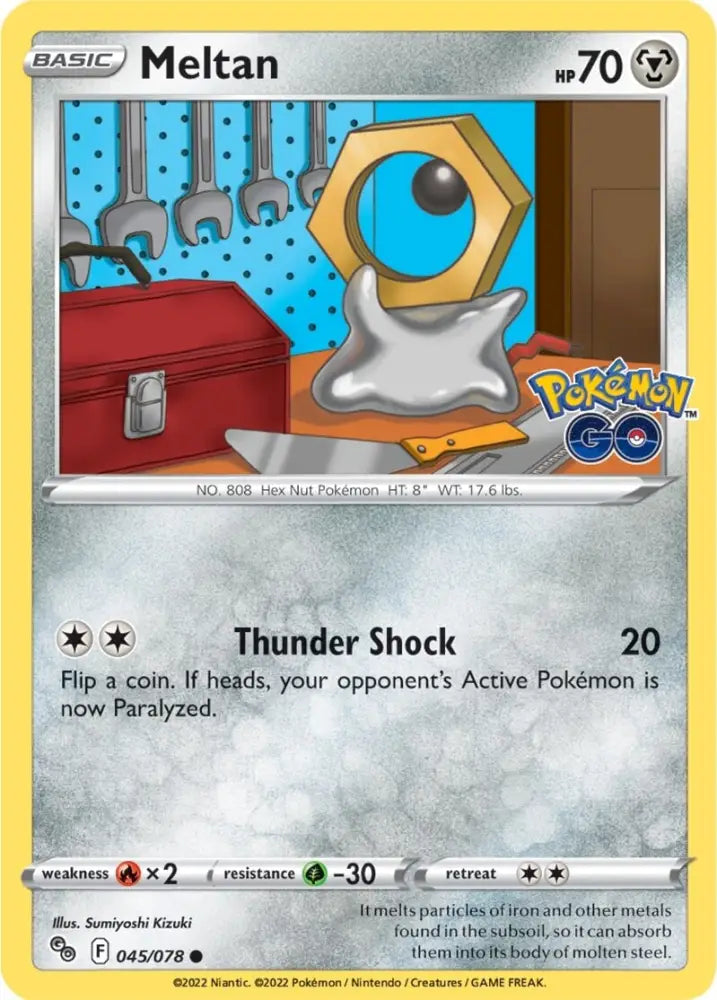 Meltan (045/078) [Pokémon GO] - Pokemon Single