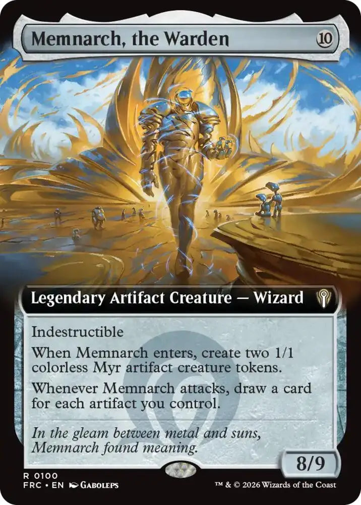 Memnarch, the Warden (Extended Art) (100) [Reality Fracture Commander]