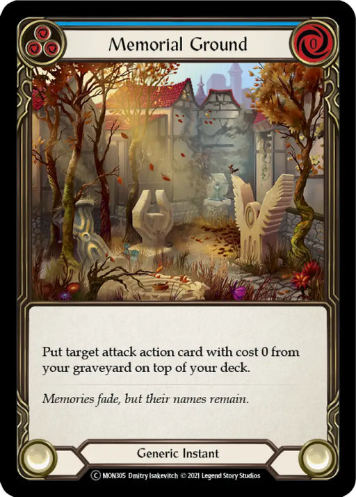 Memorial Ground (Blue) [Monarch Unlimited] Unlimited Normal - Flesh And Blood Single