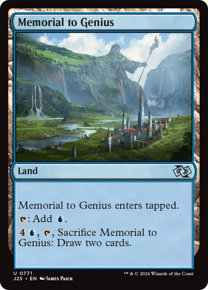 Memorial to Genius [Foundations Jumpstart] - MTG Single