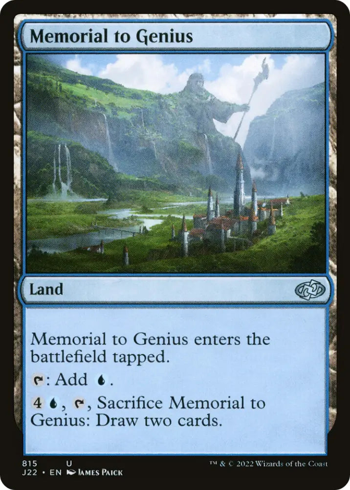 Memorial to Genius [Jumpstart 2022] - MTG Single