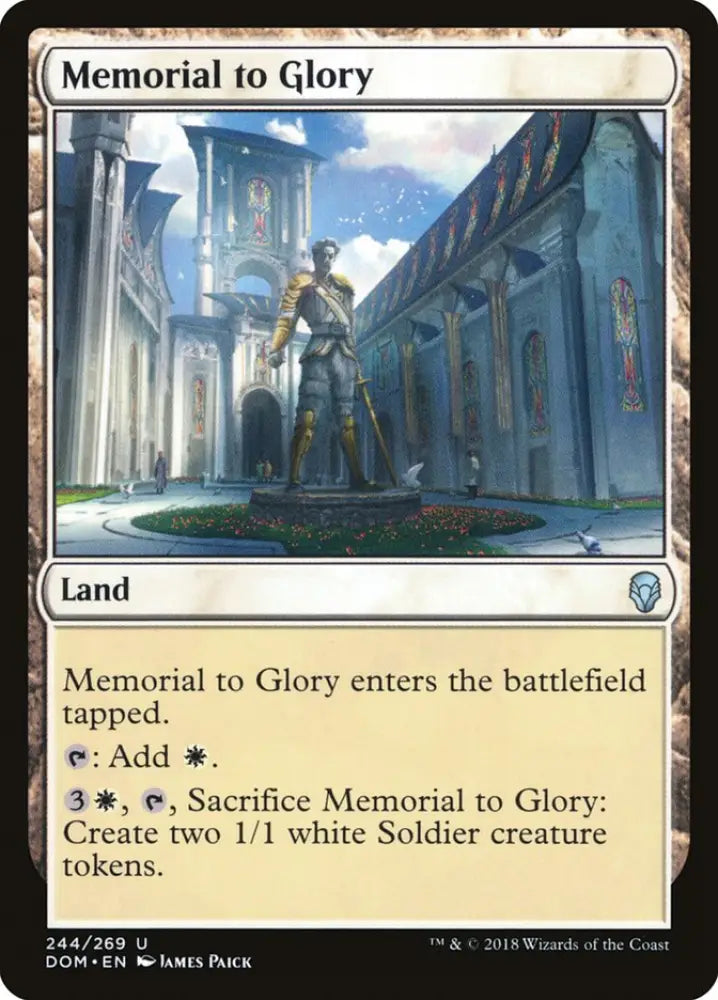 Memorial to Glory [Dominaria] - MTG Single