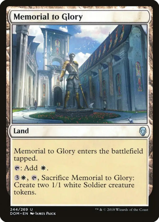 Memorial to Glory [Dominaria] - MTG Single