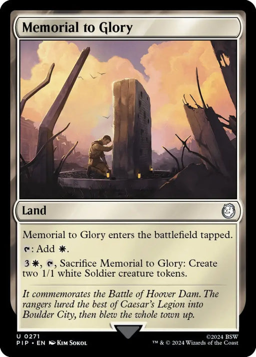 Memorial to Glory [Fallout] - MTG Single