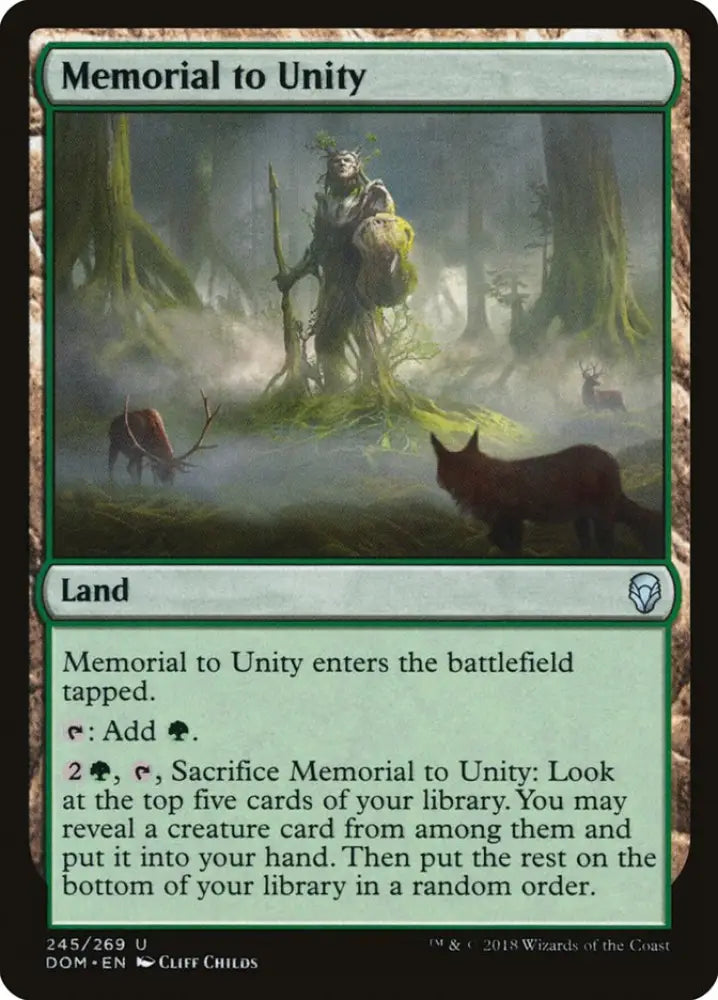 Memorial to Unity [Dominaria] - MTG Single