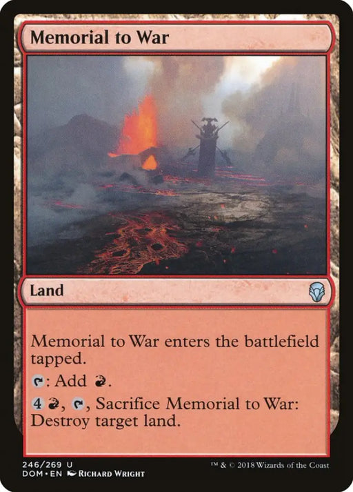 Memorial to War [Dominaria] - MTG Single