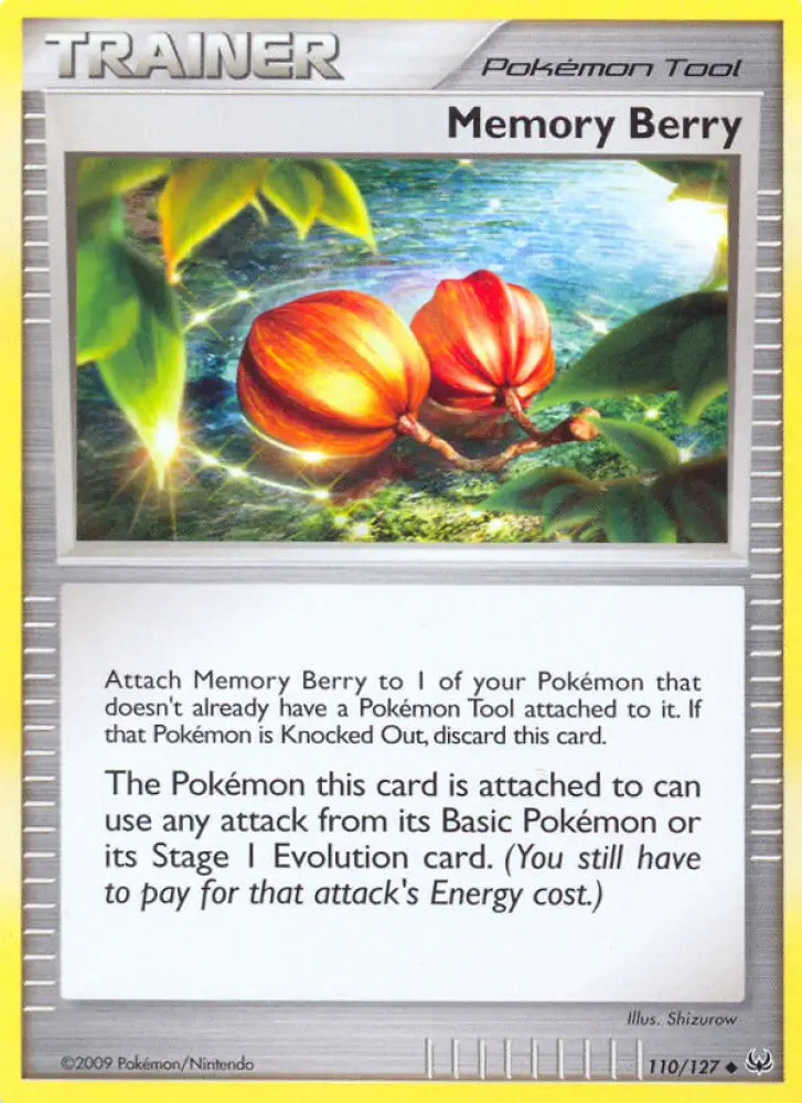 Memory Berry (110/127) [Platinum: Base Set] - Pokemon Single