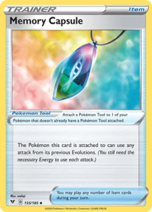 Memory Capsule (155/185) [Sword & Shield: Vivid Voltage] - Pokemon Single