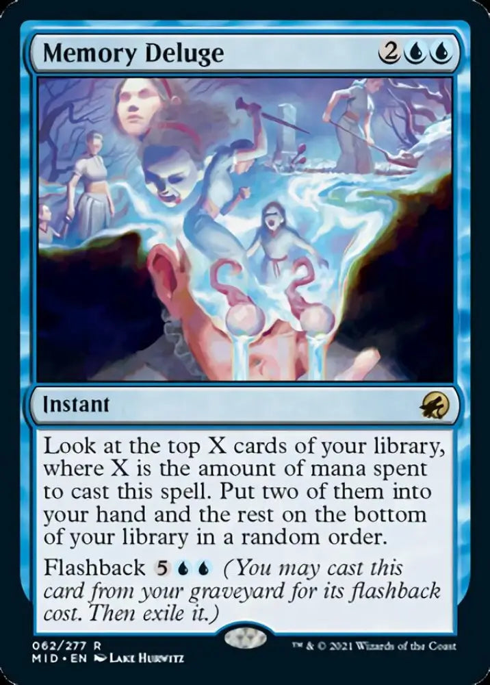 Memory Deluge [Innistrad: Midnight Hunt] - MTG Single