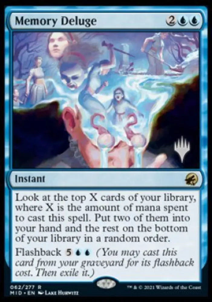 Memory Deluge (Promo Pack) [Innistrad: Midnight Hunt Promos] - MTG Single