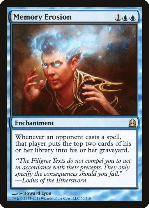 Memory Erosion [Commander 2011] - MTG Single