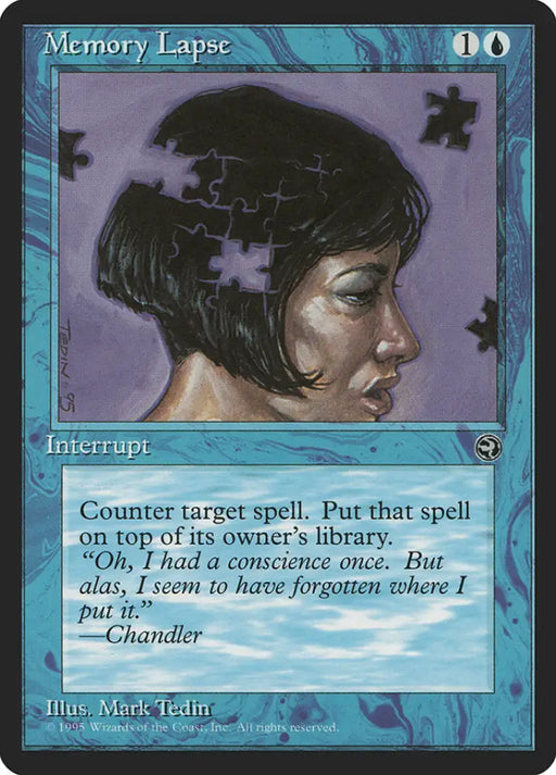 Memory Lapse (Chandler Flavor Text) [Homelands] - MTG Single