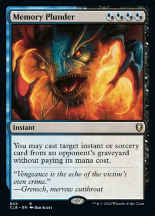 Memory Plunder [Commander Legends: Battle for Baldur’s Gate] - MTG Single