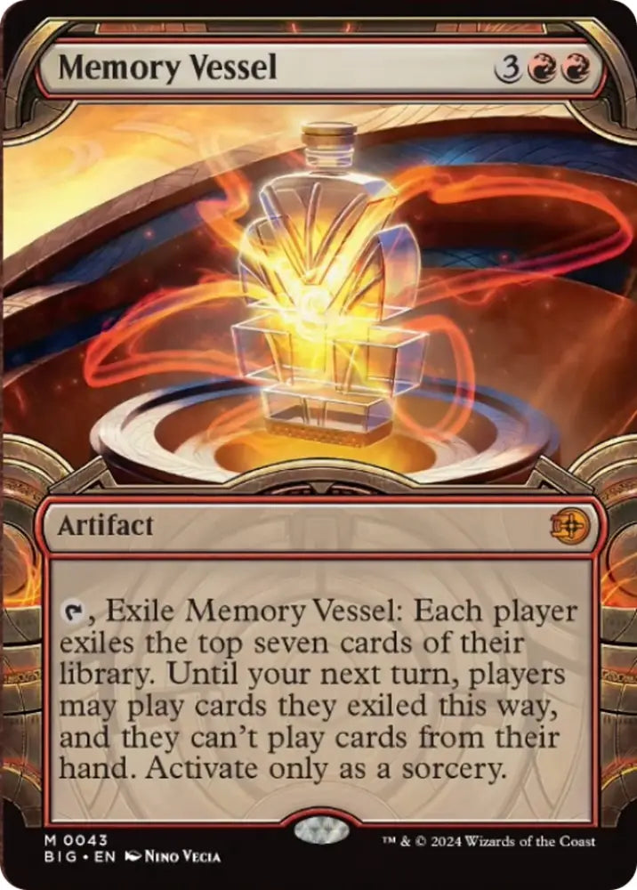 Memory Vessel (Showcase) [Outlaws of Thunder Junction: The Big Score] - MTG Single