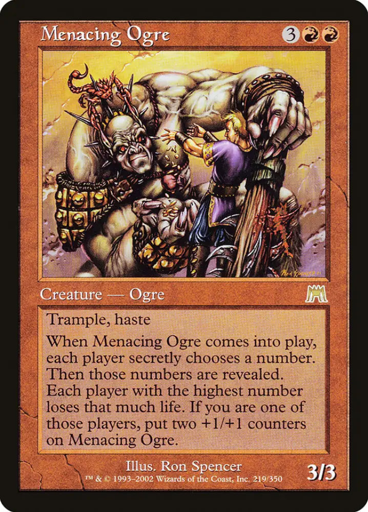 Menacing Ogre [Onslaught] - MTG Single