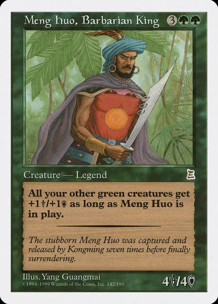Meng Huo Barbarian King [Portal Three Kingdoms] - MTG Single