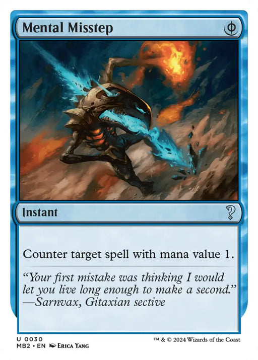 Mental Misstep (White Border) [Mystery Booster 2] - MTG Single