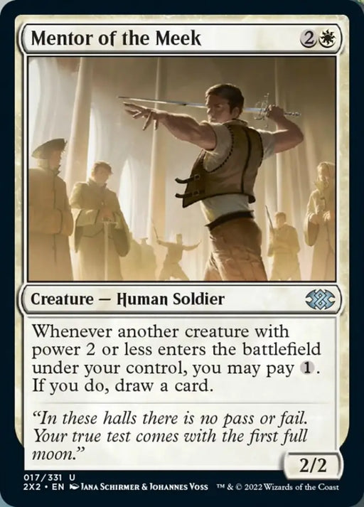 Mentor of the Meek [Double Masters 2022] - MTG Single
