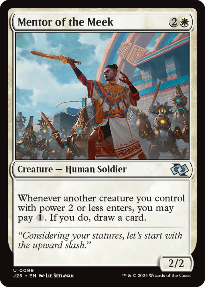 Mentor of the Meek [Foundations Jumpstart] - MTG Single