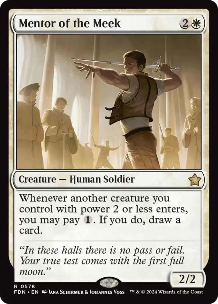 Mentor of the Meek [Foundations] - MTG Single