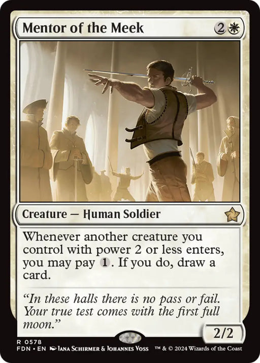 Mentor of the Meek [Foundations] - MTG Single
